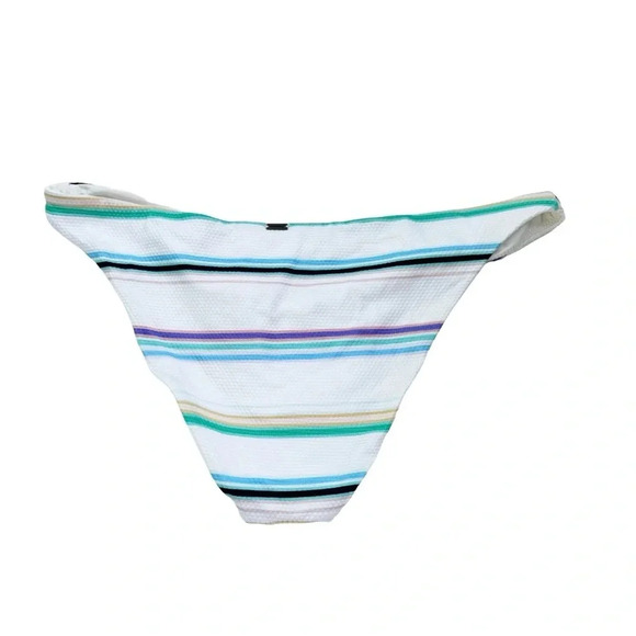NWT O'Neill Womens Lowtide Rockley Striped Cheeky Bikini Swim Bottoms Size XL - Picture 5 of 11